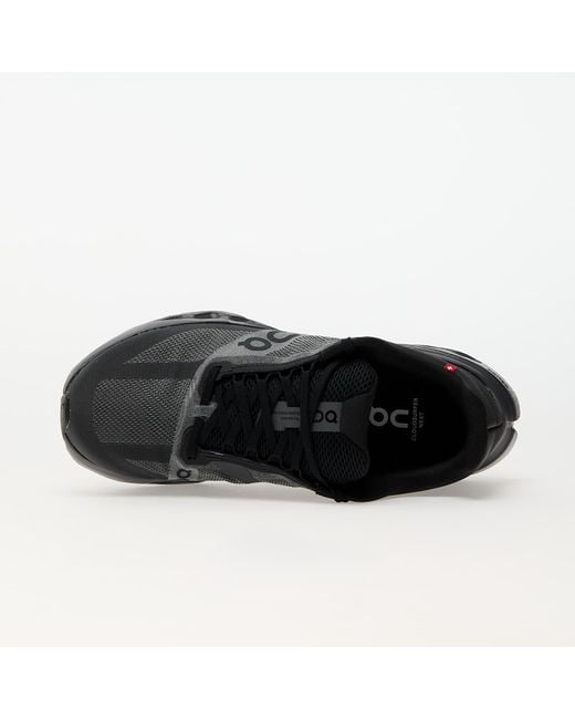 On Shoes Black Sneakers M Cloudsurfer Next/ Eclipse for men