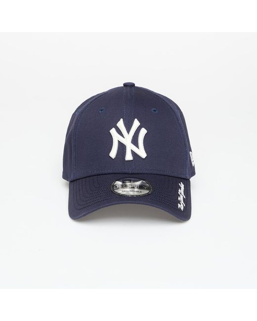 KTZ Blue Mütze New York Yankees Mlb Visor Script 9Forty Adjustable Cap