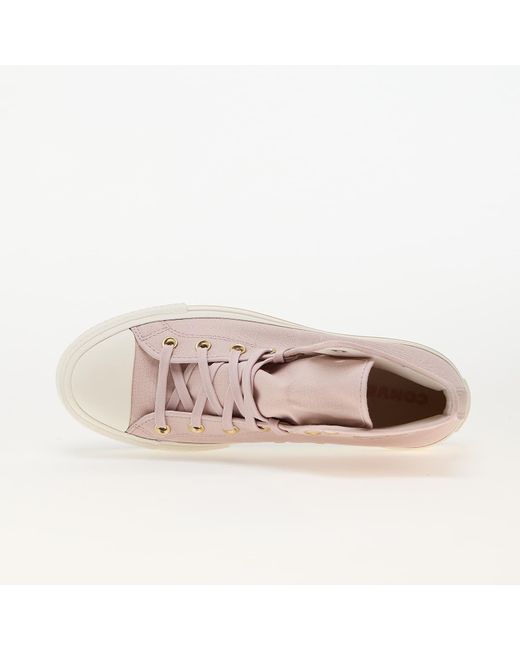 Sneakers Chuck Taylor All Star Lift Platform Tailored Lines Flush Stone/ Egret/ Eur di Converse in Natural