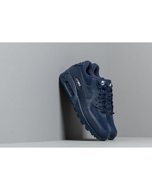 Nike Blue Air Max 90 Essential Midnight Navy/ White for men