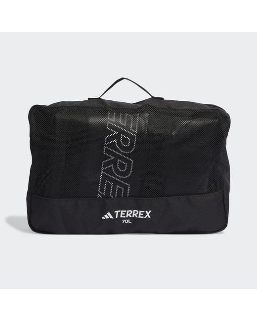 Adidas Black TERREX RAIN.RDY Expedition Duffelbag, 70 l