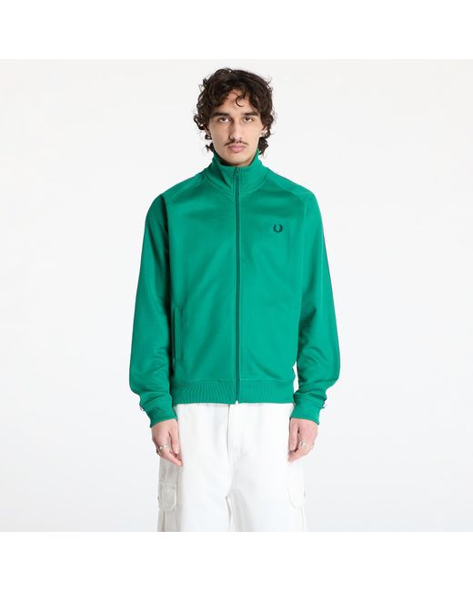 Giacca Taped Track Jacket di Fred Perry in Green da Uomo