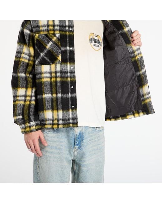 Represent Jas Textured Overshirt in het Green voor heren