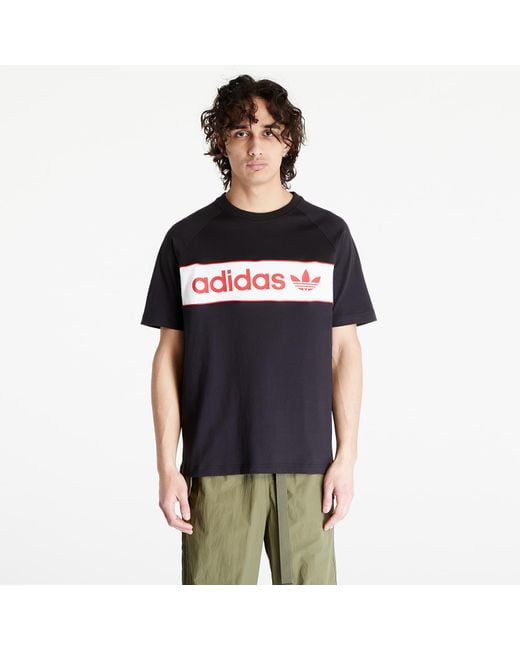 Maglietta Adidas Archive Short Sleeve Tee di Adidas Originals in Black da Uomo
