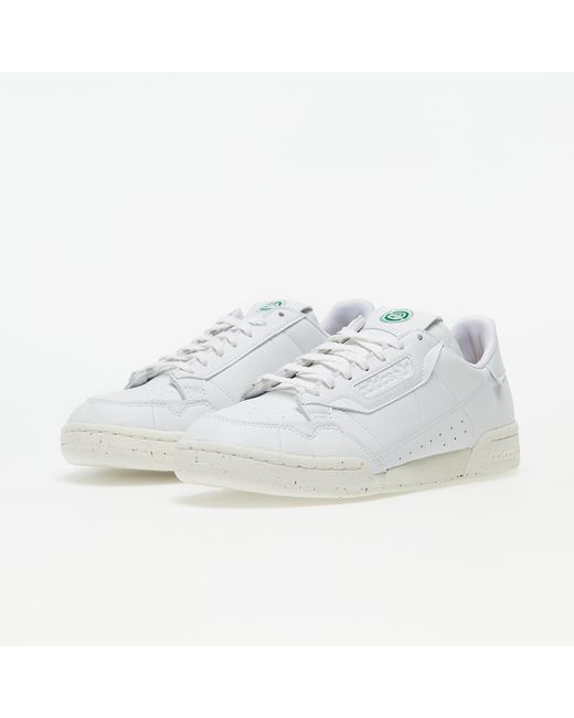 adidas continental 80 off white green