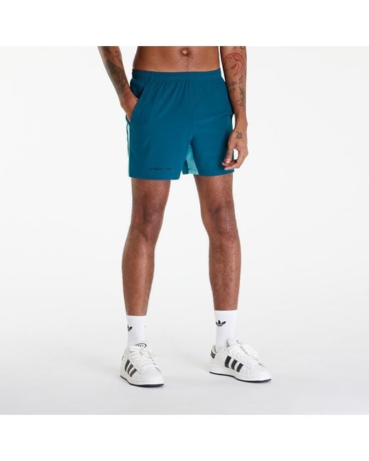 Under Armour Blue Project Rock Ultimate 5" Training Short Hydro Teal/ Radial Turquoise/ Black for men