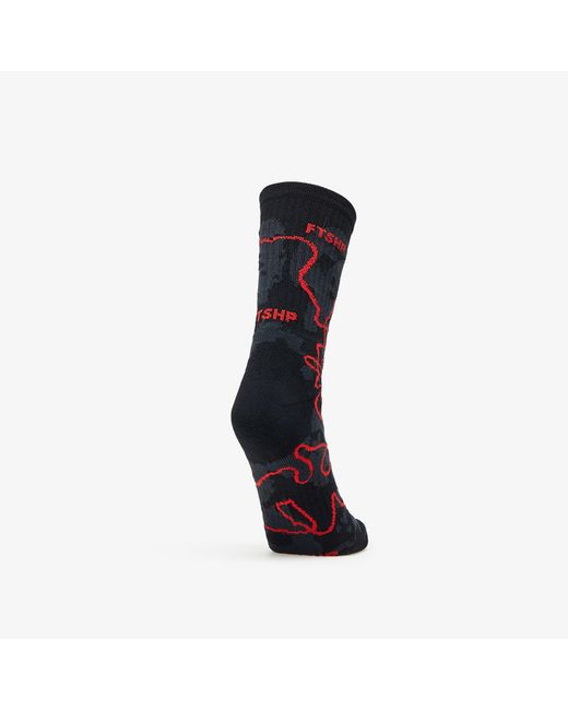 Footshop The more basketball socks black/ red 36-38