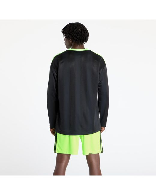 Adidas Originals Green T-Shirt Adidas Jacquard Longsleeve Jersey/ Siggnr for men