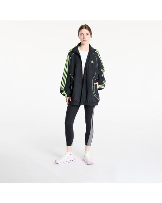 Adidas Originals Blue Jacket Adidas Teamgeist Adicolor Oversized Woven Track Top/ Night