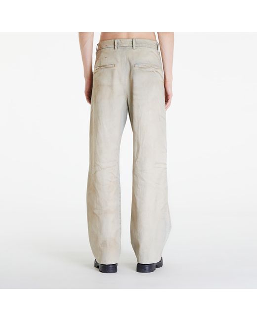 DIESEL Gray D-chino-work-s Trousers for men
