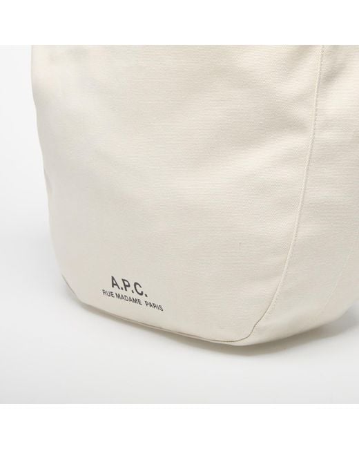 A.P.C. White Tasche Journal Satchel