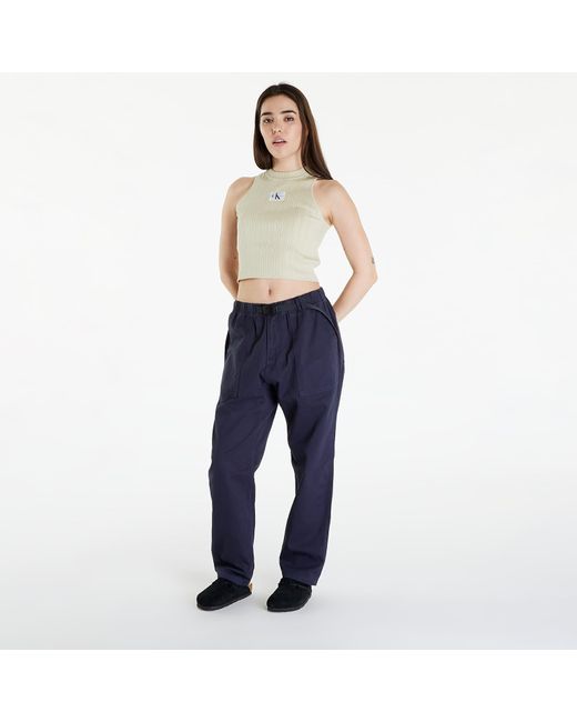Gramicci Blue Loose Tapered Ridge Pant Unisex Double Navy