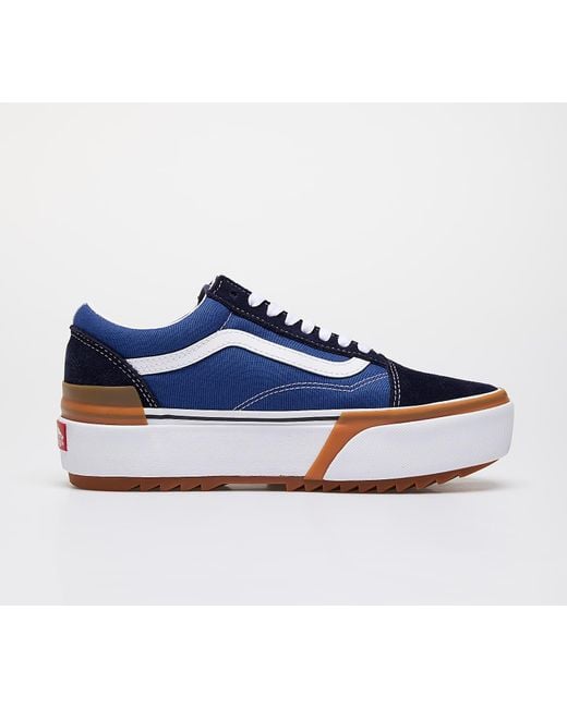 vans old skool stacked glitter sneaker
