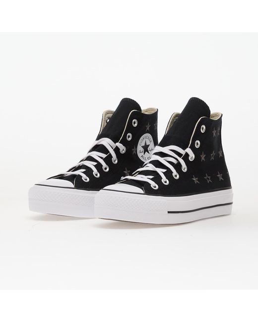 Converse Sneakers Chuck Taylor All Star Lift Platform Celestial Hi/ Natural Ivory/ Eur in het Black