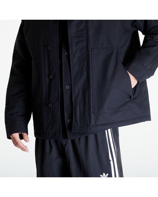 Adidas Originals Blue Adidas Premium Essentials+ Full Zip Jacket for men