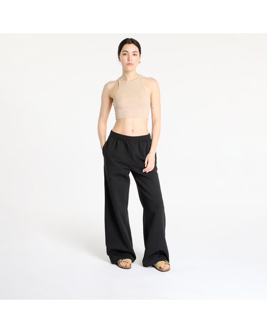 Adidas Originals Black Jogginghosen Adidas Essentials Wide Leg Pant Fleece
