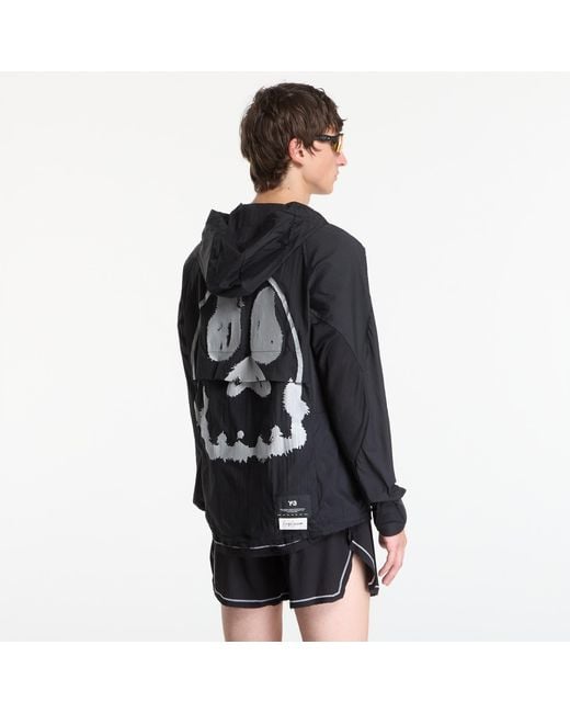 Y-3 Black Jacket X Chito Graphic Running Jacket for men