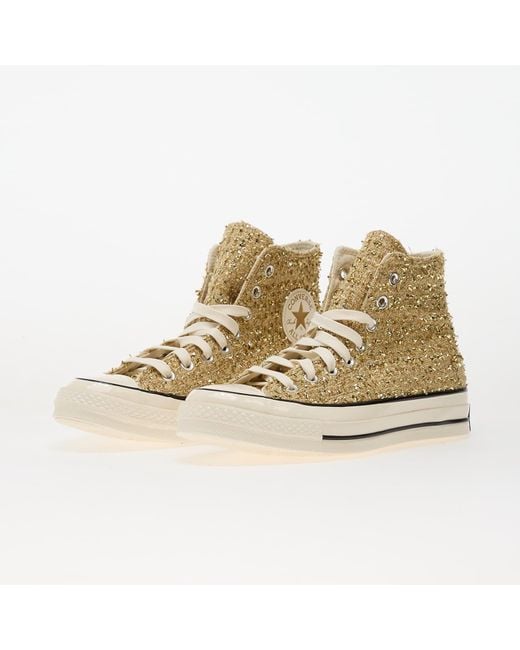 Baskets chuck 70 metallic light gold/ white eur 38 Converse en coloris Natural