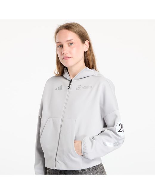 Adidas Originals White Sweatshirt Adidas X Mercedes Amg Hoodie