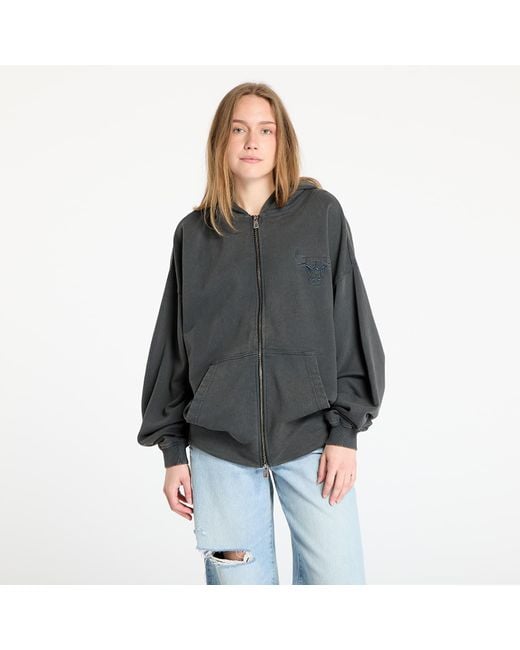 KTZ Gray Sweatshirt Chicago Bulls Washed Full Zip