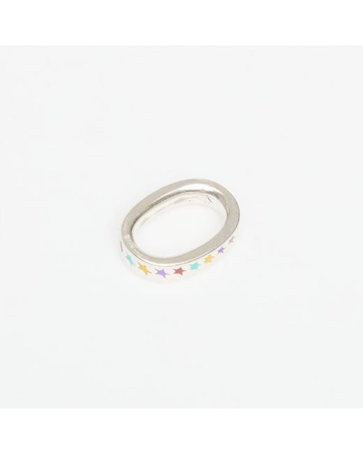 Twojeys White Enameled Icon Link M