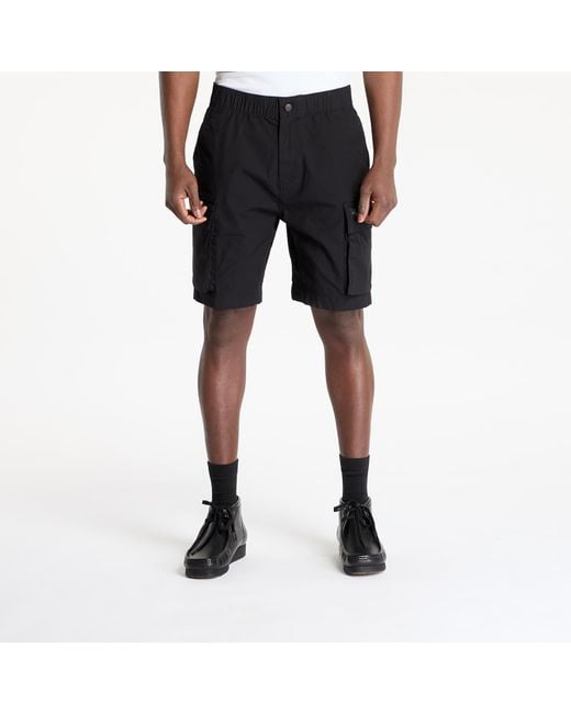 Calvin Klein Korte Broek Jeans Washed Cargo Short in het Black voor heren