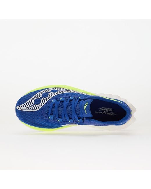 Saucony Blue Sneakers Endorphin Pro 4 Lapis/ Citron Eur