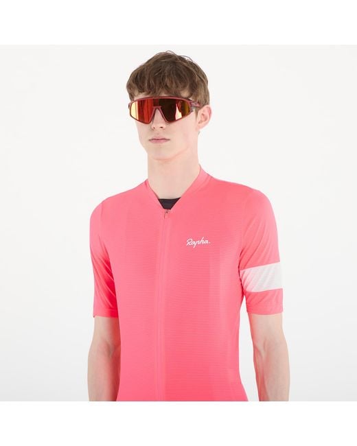 Rapha Red Jersey Core Lightweight Jersey High-Vis for men