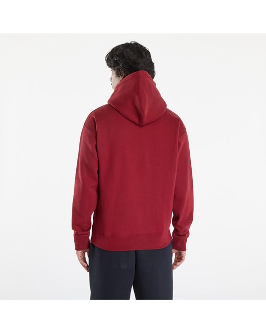 Solo swoosh fleece pullover hoodie team red/ white Nike pour homme