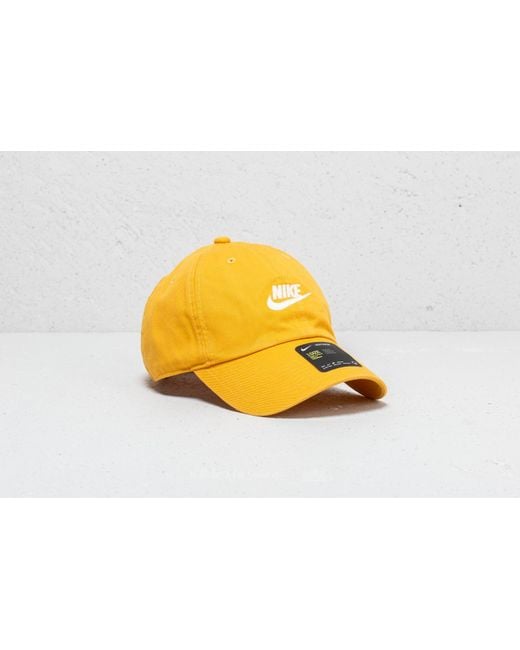 Nike Heritage 86 Futura Washed Cap Yellow for men