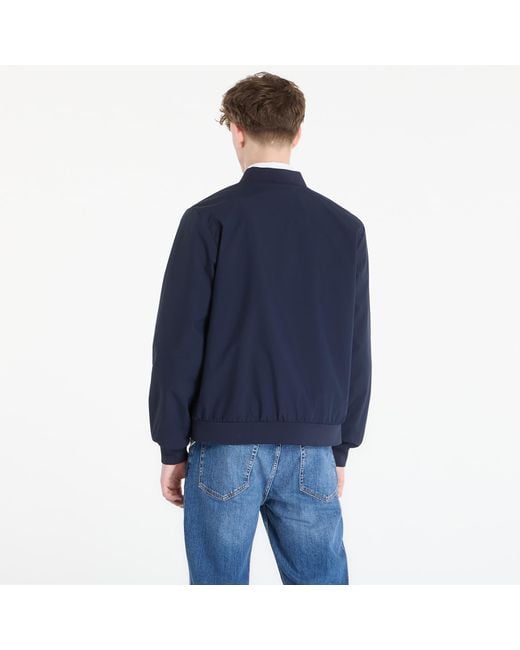 Calvin Klein Jas Ls Soft Tech Bomber Jacket in het Blue voor heren