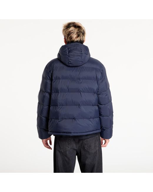 Calvin Klein Blue Jacket Jeans Ls Nylon Monogram Puff Jacket for men