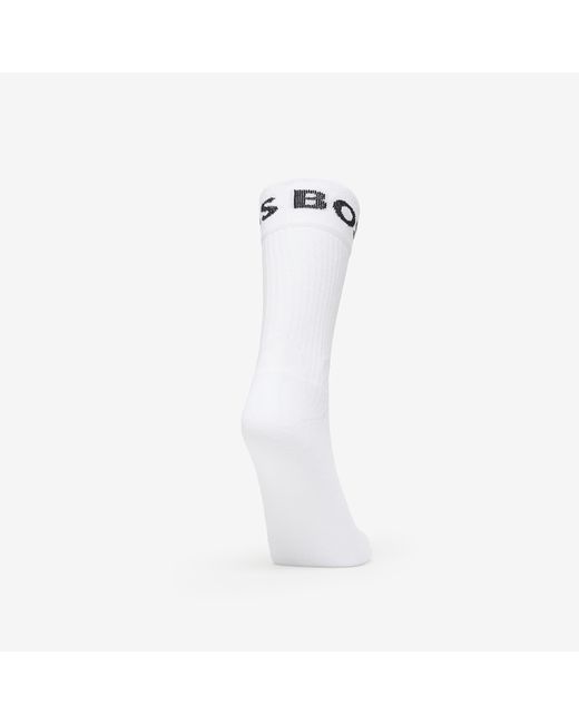 Boss Sokken Quarter-Length Socks in het White