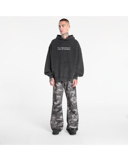 M I S B H V Sweatshirt Basic Hoodie in Black für Herren