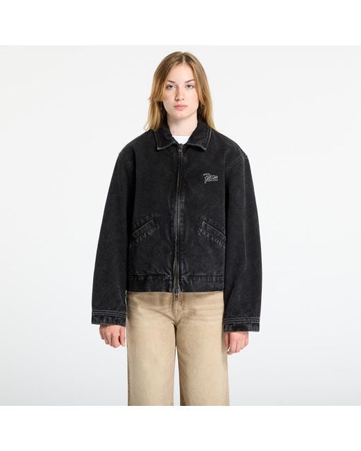 PATTA Black Jacket Washed Canvas Jacket