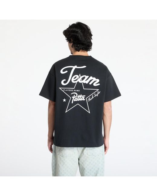 Converse Black T-Shirt X Patta Standard T-Shirt for men