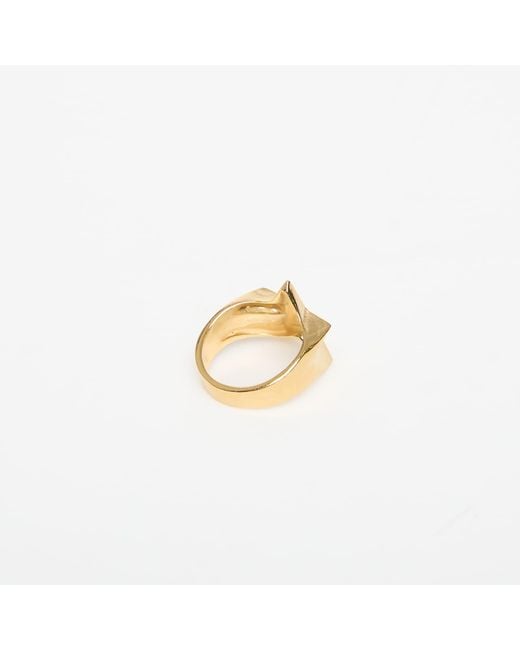Twojeys Metallic Ring Shooting Star Ring