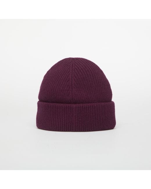 Fred Perry Purple Mütze Classic Wool Beanie