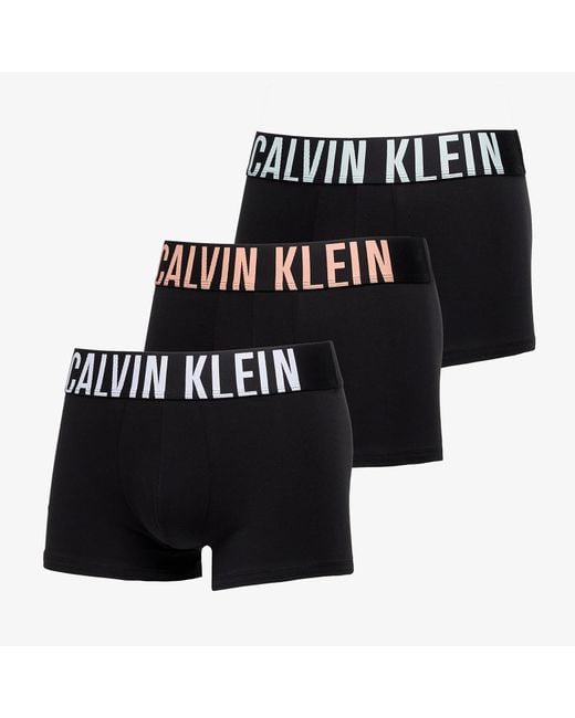 Calvin Klein Black Intense Power Cotton Stretch Trunk 3-Pack for men