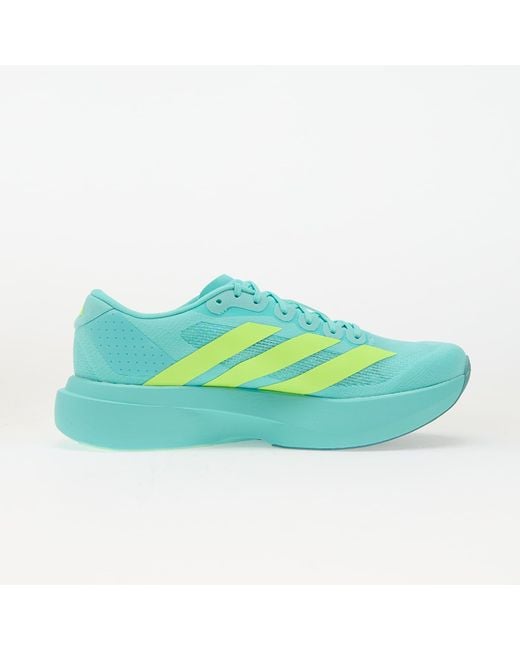 Adidas Originals Blue Sneakers Adidas Adizero Evo Sl Flash Aqua/ Lucid Lemon/ Mint Ton for men
