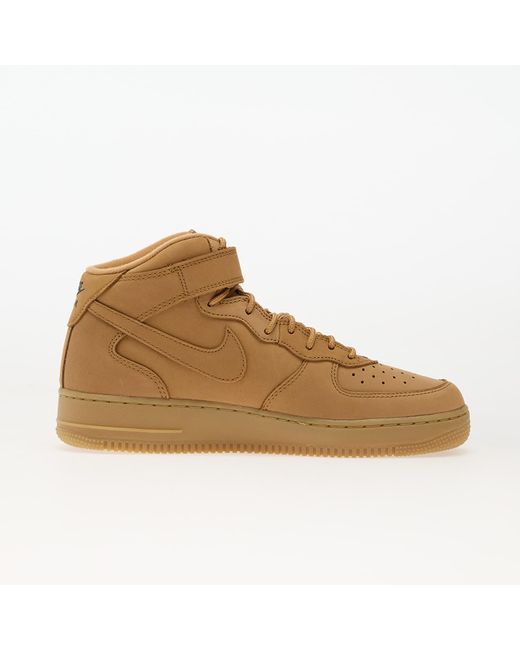 Nike Sneakers Air Force 1 Mid Flax/ Flax-Outdoor Eur in het Brown voor heren