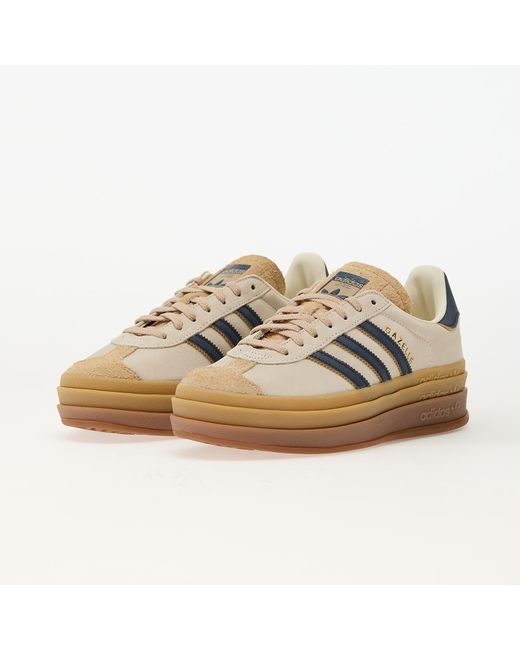 Adidas Originals White Sneakers Adidas Gazelle Bold W Cream/ Night/ Magic Eur