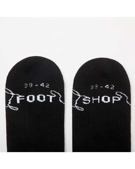 Chaussettes footshop basic crew socks 3-pack 39-42 FTSHP en coloris Black
