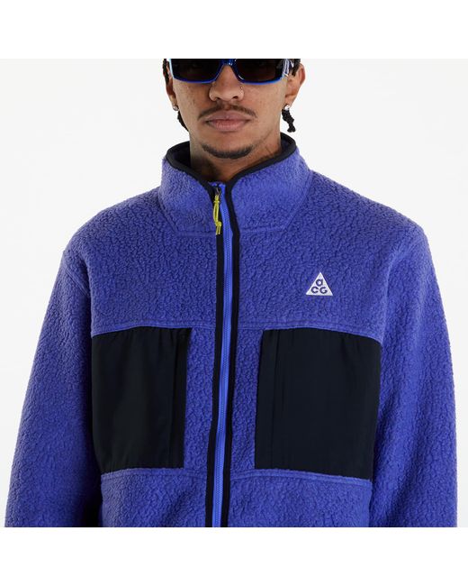Acg "arctic wolf" full-zip top persian violet/ black/ summit white Nike pour homme en coloris Blue