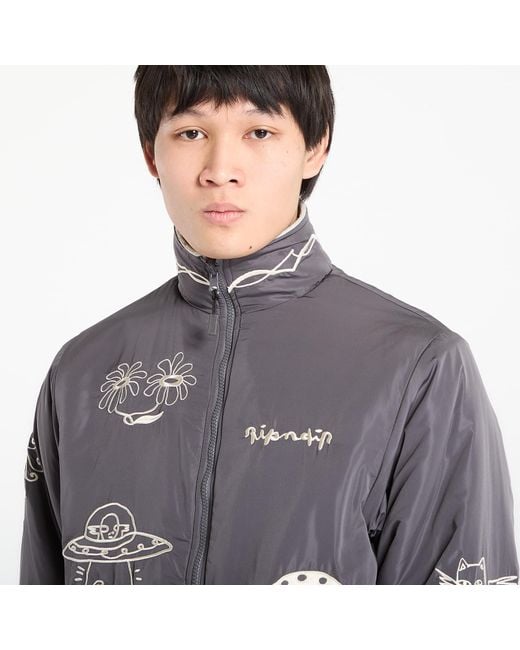 RIPNDIP Gray Jacket Blonded Reversible Jacket for men