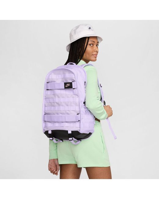 Nike Purple Sportswear rpm backpack lilac bloom/ black/ lt violet ore