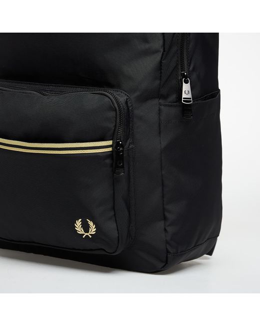 Fred Perry Black Tipped Tape Backpack