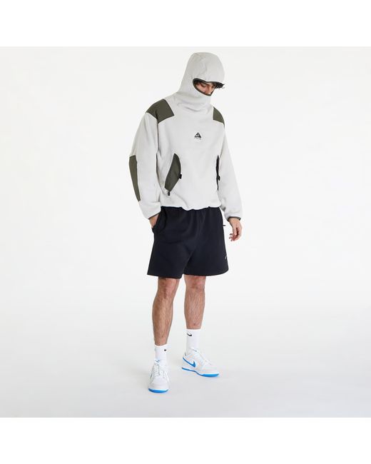 Nike Acg Balaclava Retro Fleece Pullover Light Bone/ Cargo Khaki/ Black/ Cargo Khaki in het Blue voor heren