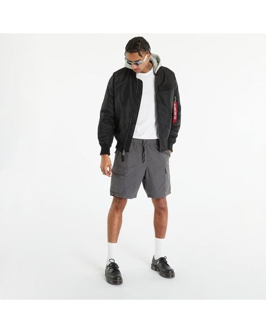Alpha Industries Jacke Alpha Industries Ma-1 Tt Hood in Black für Herren