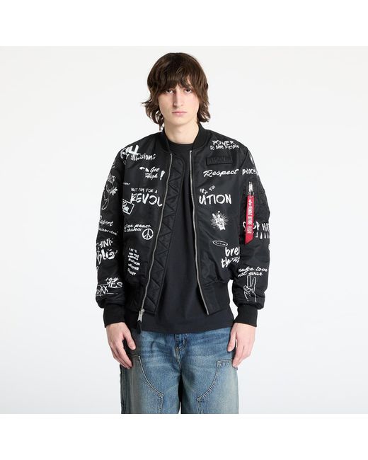 Veste alpha industries ma-1 peace xxl Alpha Industries pour homme en coloris Black